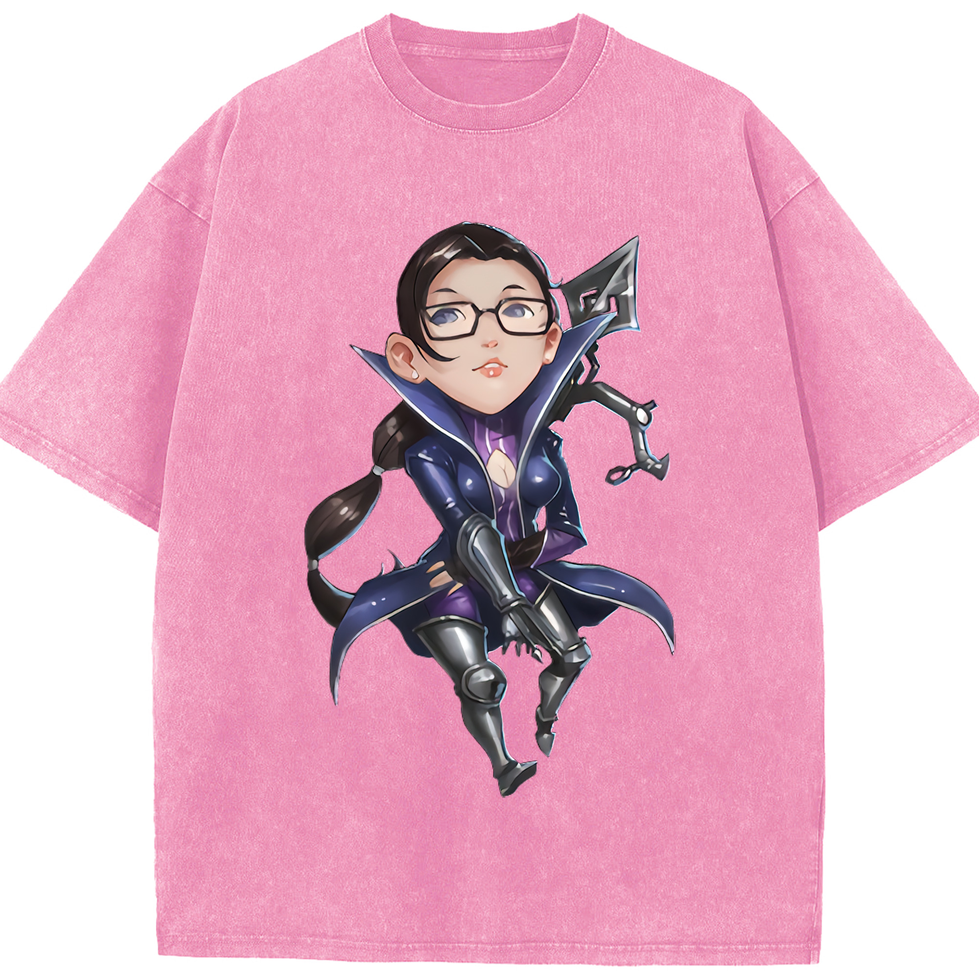 リーグ・オブ・レジェンド League of Legends LOL 綿100% ヴィンテージ風 半袖Tシャツ（フロントプリント）